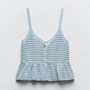 NWT Zara Crochet Top